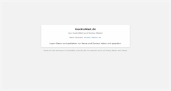 Desktop Screenshot of kuekomail.de