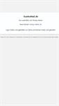 Mobile Screenshot of kuekomail.de